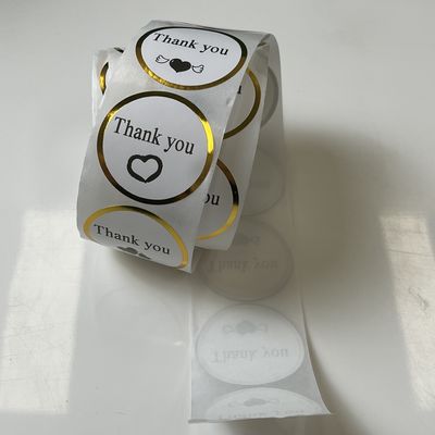 Custom Printing Vinyl Circle Label Sticker Roll Adhesive Waterproof