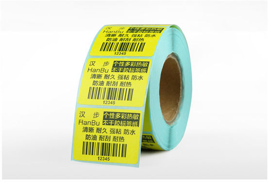 Custom Waterproof Paper Labels with Strong Adhesive in Assorted Colors