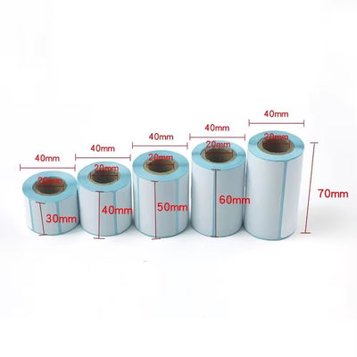 Adhesive Custom Direct Thermal Labels Shipping Printer Barcode Labels Roll