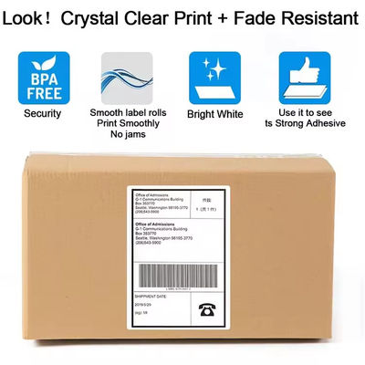 Eco Friendly Thermal Shipping Labels For Package Tracking