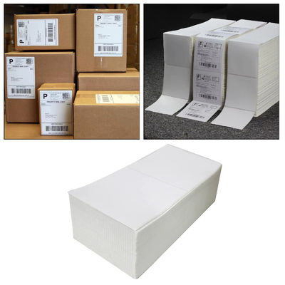 Tear Resistant Thermal Printing Label 4x6 Inch with Strong Adhesive