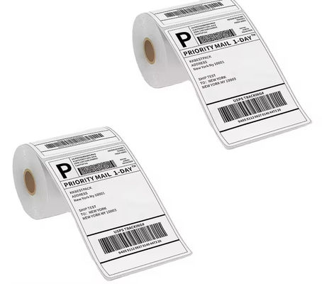 Customizable Water Resistant Shipping Labels With Paper Or Synthetic Material