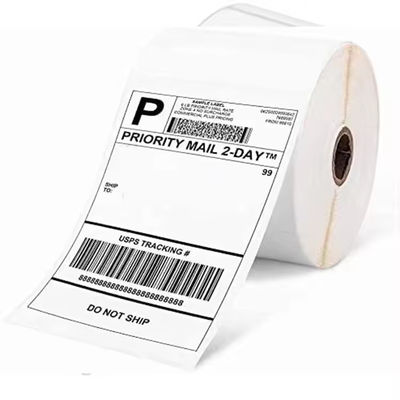Permanent Adhesive Backing Shipping Labels Water Resistant For USPS Packages