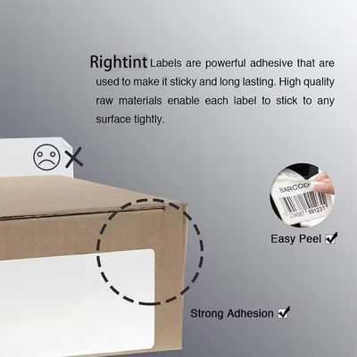 Eco Friendly Water Resistant Labels Tear Resistant Labels Tracking Barcode
