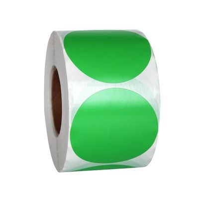 Assorted Vibrant Color Coding Label In Rectangular Or Round Shapes