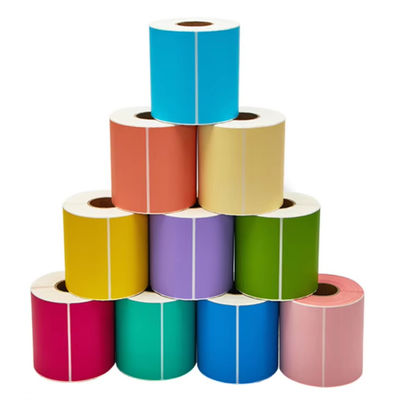 Printing Blank Adhesive Sticker Label Waterproof Rectangle or Round Customized