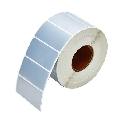 Barcode Synthetic PET Label Stickers Matt Silver Self Adhesive Paper 4x6