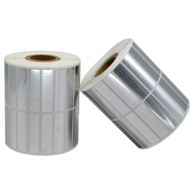 Pet Matte Silver Label Stickers Heat Resistant For Electronic Appliances