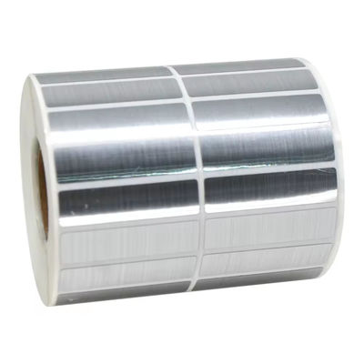 Barcode Synthetic PET Label Stickers Matt Silver Self Adhesive Paper 4x6