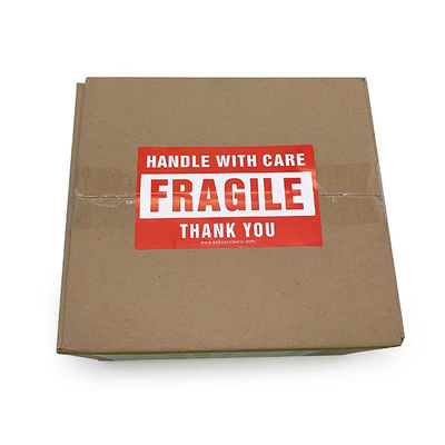 Handle With Care Copper Plate Warning Label Stickers Small Fragile for Shipping