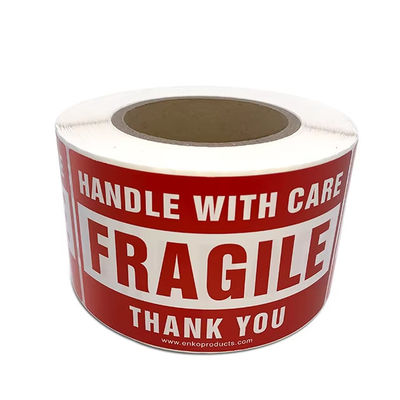 Shipping Package Fragile Warning Label Labels Self Adhesive Waterproof