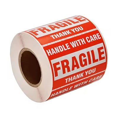 Custom Diagonal Stripes Alert Caution Attention Label Self Adhesive