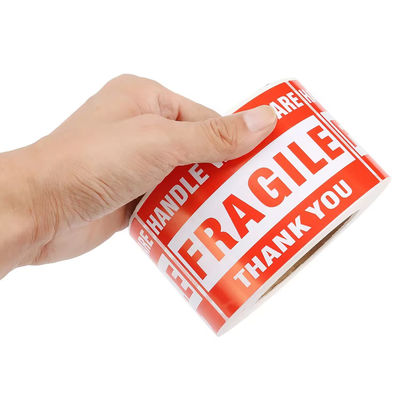 Custom Diagonal Stripes Alert Caution Attention Label Self Adhesive
