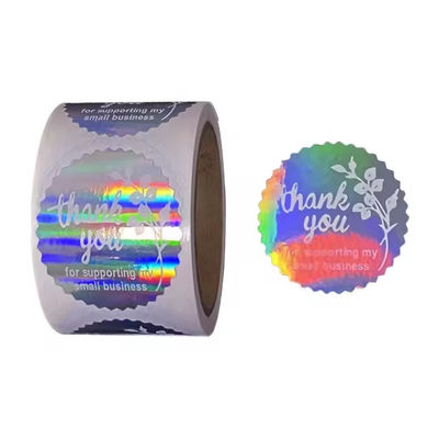 Round Digital Full Color Printing Labels with Water Resistant Finish