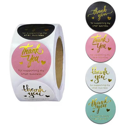 Round Digital Full Color Printing Labels with Water Resistant Finish