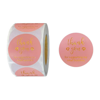 Vinyl PET Logo Printing Label Sticker Embossed Waterproof For Bottles