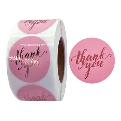Vinyl PET Logo Printing Label Sticker Embossed Waterproof For Bottles