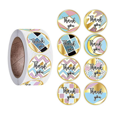 Full Color Round Water Resistant Labels Personalized Custom Shaped