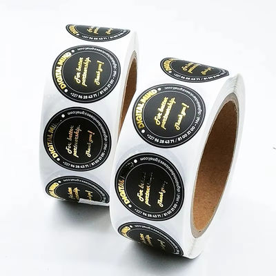 Custom Brand Logo Verpakking Etiketten Stickers Printen Zelfklevend Waterdicht