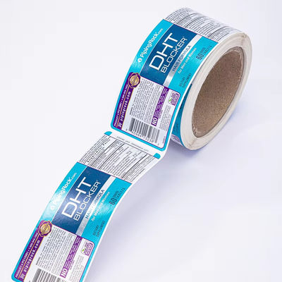 Round Waterproof Synthetic Label Circle Sticker Paper For Packaging
