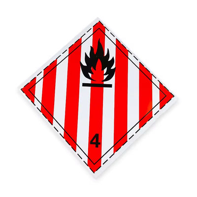 Outdoor Sunscreen Warning Label Sticker for Carton Fade Heat Resistant Material