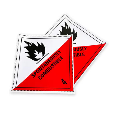 Outdoor Sunscreen Warning Label Sticker for Carton Fade Heat Resistant Material