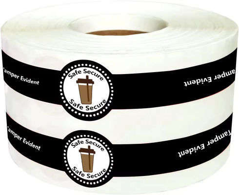 Plastic Vinyl PVC Food Glass Bottle Sticker Label Waterproof Adhesive