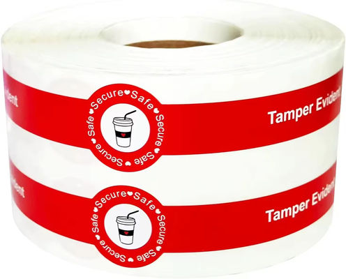 Cafe Shop Food Label Printing Custom Coffee Packaging Label Stickers