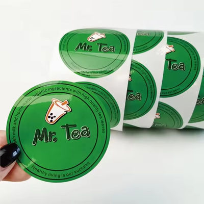 Waterproof Food Private Label Jam Food Bottle Packaging Label Stickers