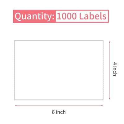 Fanfold Thermal Transfer Label Direct Thermal Shipping Label