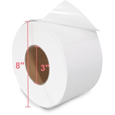 Barcode Logo Direct Thermal Transfer Label Sticker Roll Customized