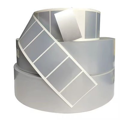 Gloss Polyester Matte Silver Barcode PET Label Sticker Self Adhesive