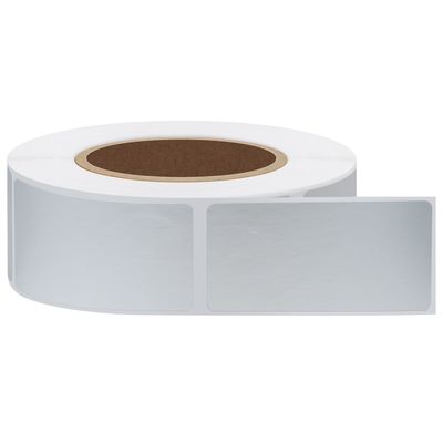 Matte Finish Silver PET Label with Acrylic Adhesive