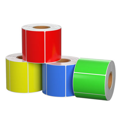 Circle Thermal Colored Label Self Adhesive Round Direct Thermal Label