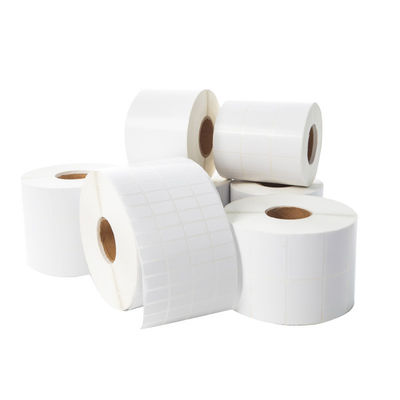 Blank PET Thermal Transfer Printing Paper Silver Jewelry Tag 75x25 75x30