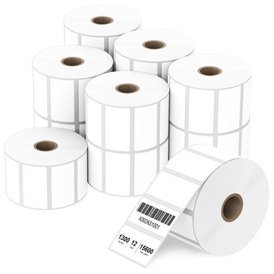 Blank Direct Thermal Sticker Paper 4x6 Waterproof With Thermal Transfer Printing