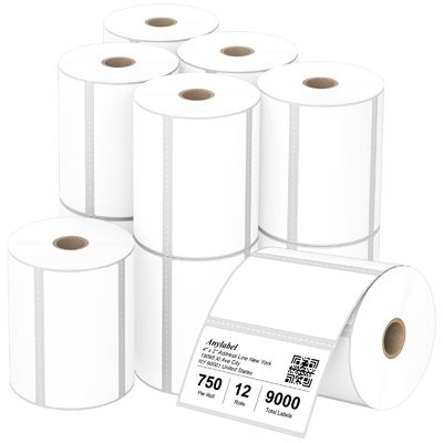 Thermal Transfer Self Adhesive Label Sticker Semi Gloss Packaging Label