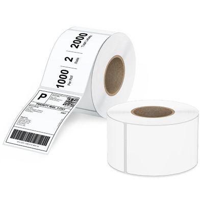Thermal Transfer Self Adhesive Label Sticker Semi Gloss Packaging Label