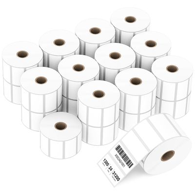 White Matt Thermal Transfer Label Roll For Thermal Transfer Printing