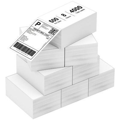 Thermal Transfer Self Adhesive Label Sticker Semi Gloss Packaging Label