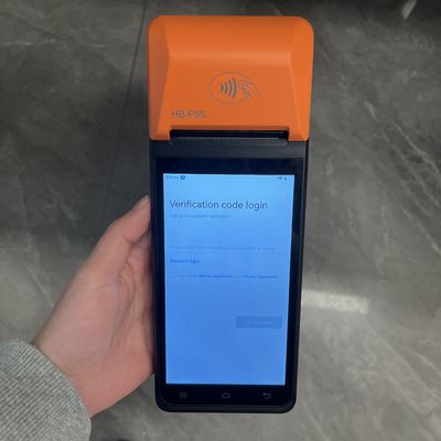 Touch Screen Pos Fingerprint Handheld Android Pos Terminal With 58mm Printer Point Of Sale Systems