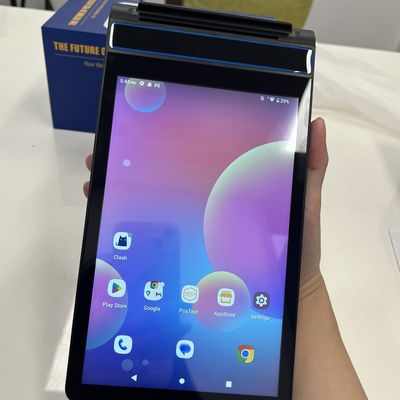 8 pollici con touchscreen capacitivo grande schermo Android POS con stampante 58/80mm