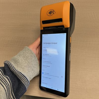 3.8V 6400mAh Handheld Pos With 16G/64G Storage And Android12/13 Operating System