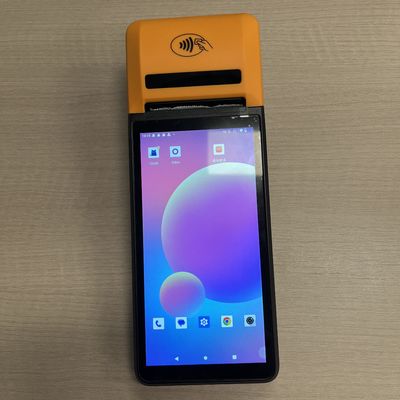 Πορτοκαλί Android12/13 Χειροκίνητη οθόνη αφής Pos Πέντε σημεία χωρητικότητα